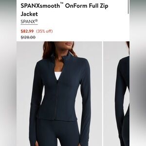 NWOT SPANX OnForm Full Zip Jacket Size Medium